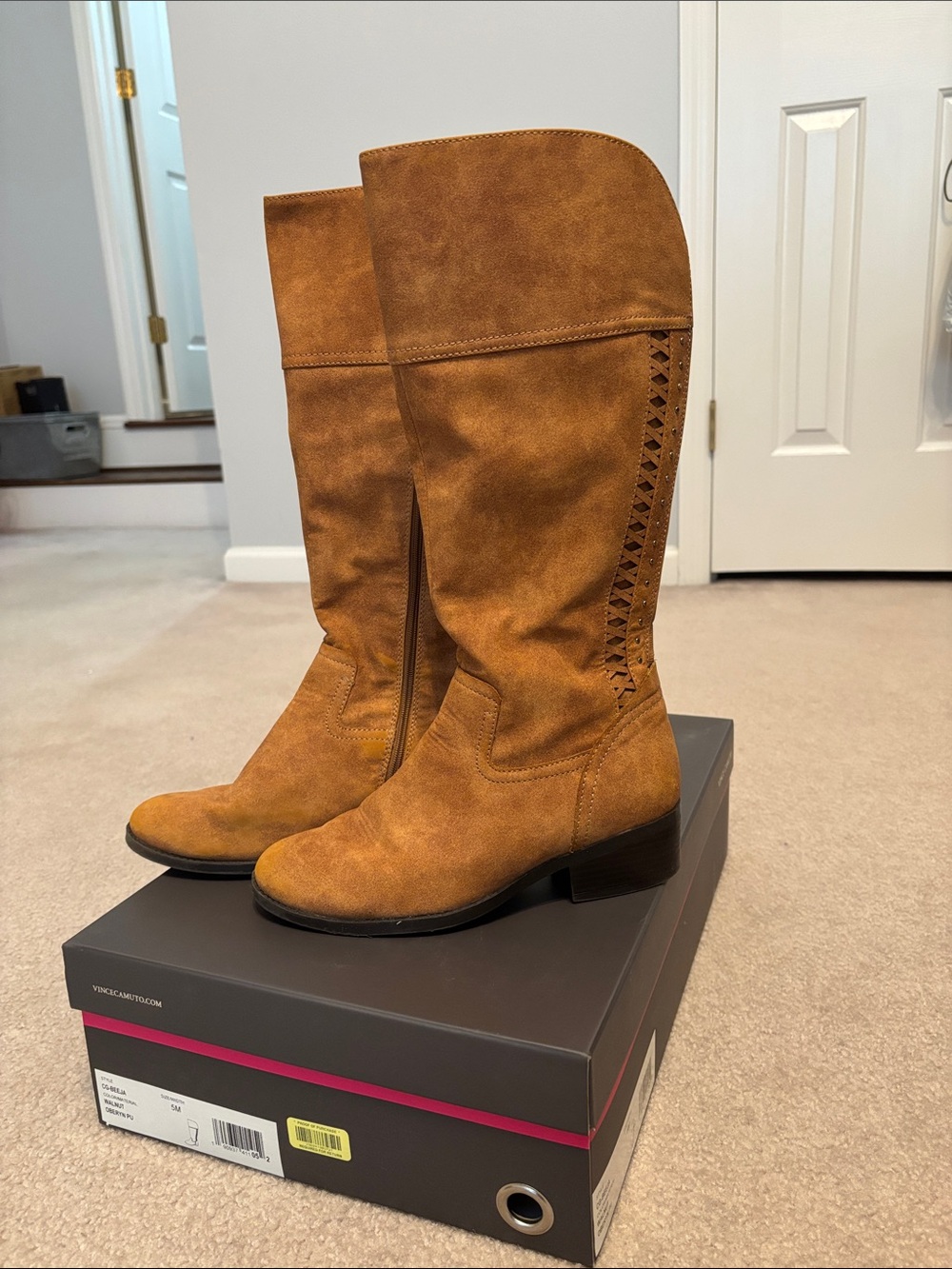 Vince Camuto Beeja Walnut Boots Shoes